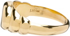 J.Hannah Gold Duet Signet Ring