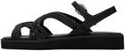 See by Chloé Black Sansa Flat Sandals