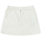 A.P.C. Women's Sarah Denim Mini Skirt in White