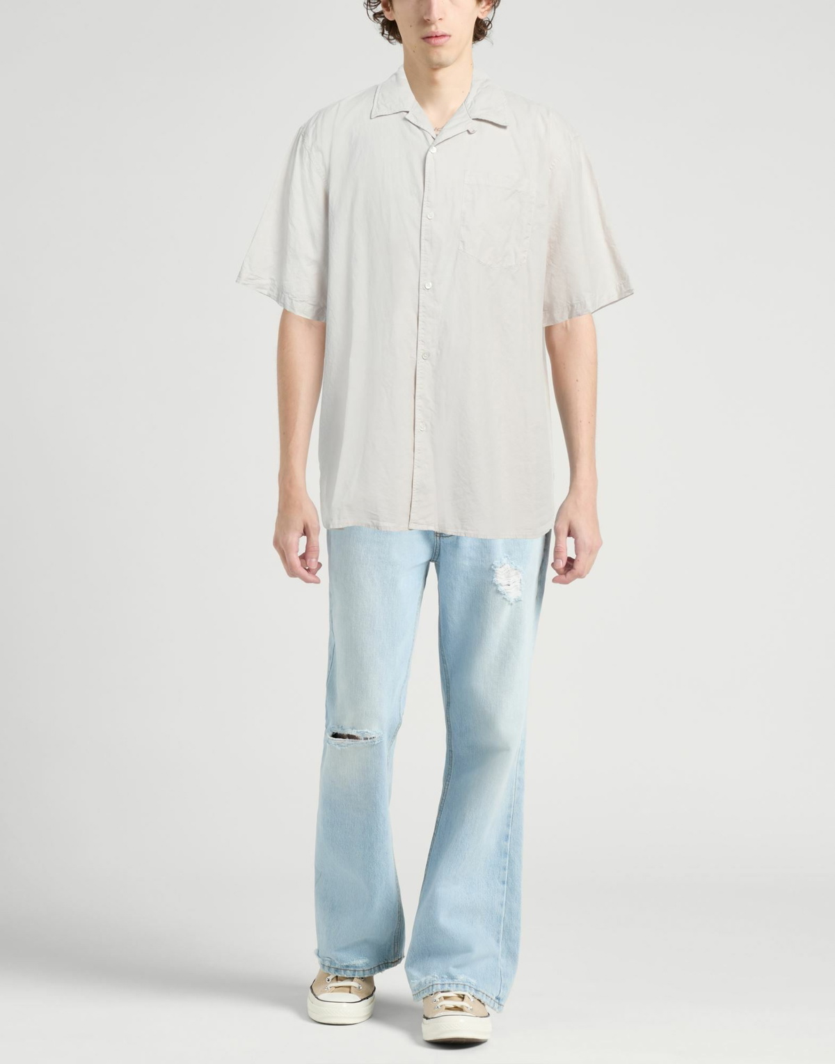 Norse Projects Mens Shirt Light in Grey