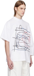ALAINPAUL White Extended T-shirt