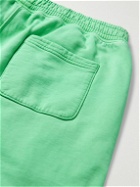 Stussy - Tapered Cotton-Jersey Sweatpants - Green