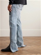 Gallery Dept. - Weapon World Slim-Fit Straight-Leg Embellished Distressed Jeans - Blue