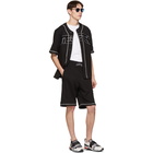 Diesel Black P-Kou-Tape Shorts