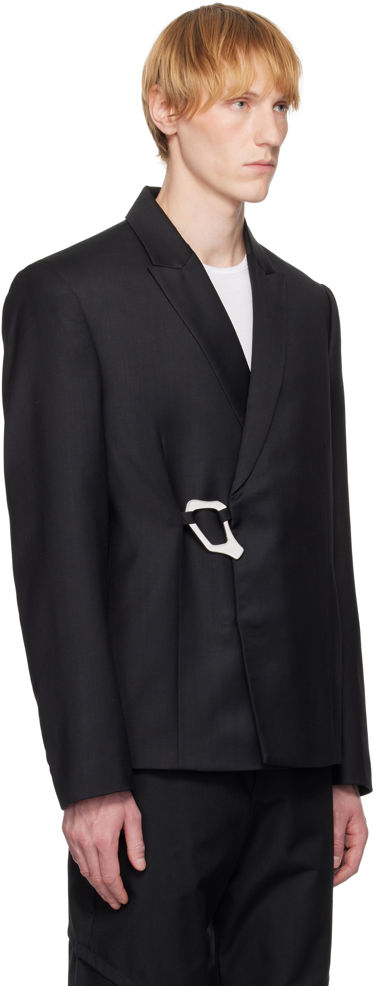 Heliot Emil テーラードジャケット ブラック HELIOT EMIL Black Ferro Blazer Heliot Emil