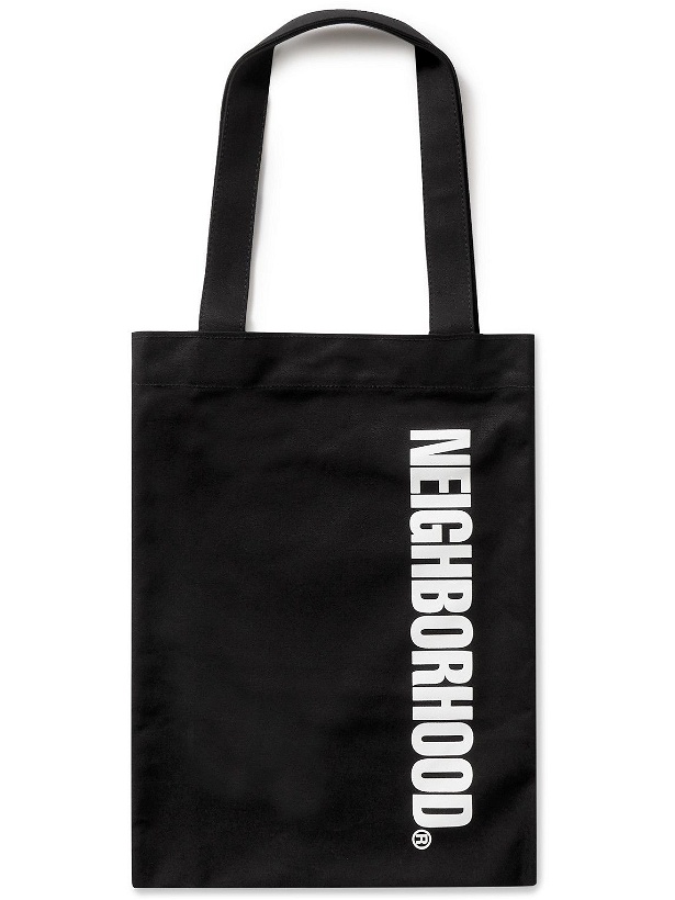 Photo: Neighborhood - Logo-Print Cotton-Canvas Tote Bag