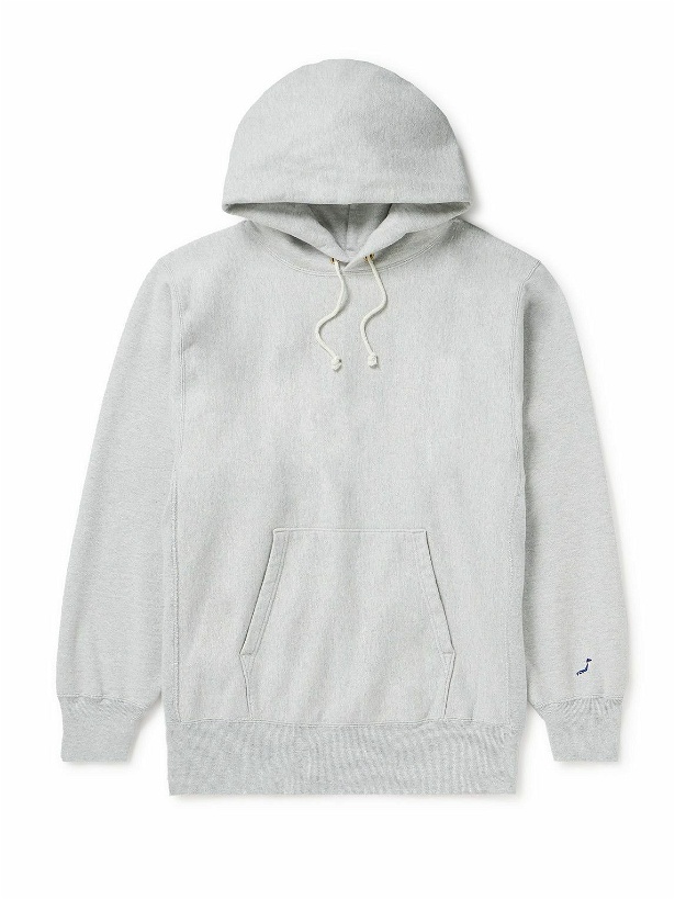 Photo: OrSlow - Cotton-Jersey Hoodie - Gray