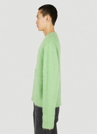 Graphic Print Sweater in Green