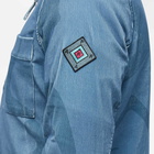 By Parra Men's Army Dreamers Corduroy Shirt Jacket in Blue Grey