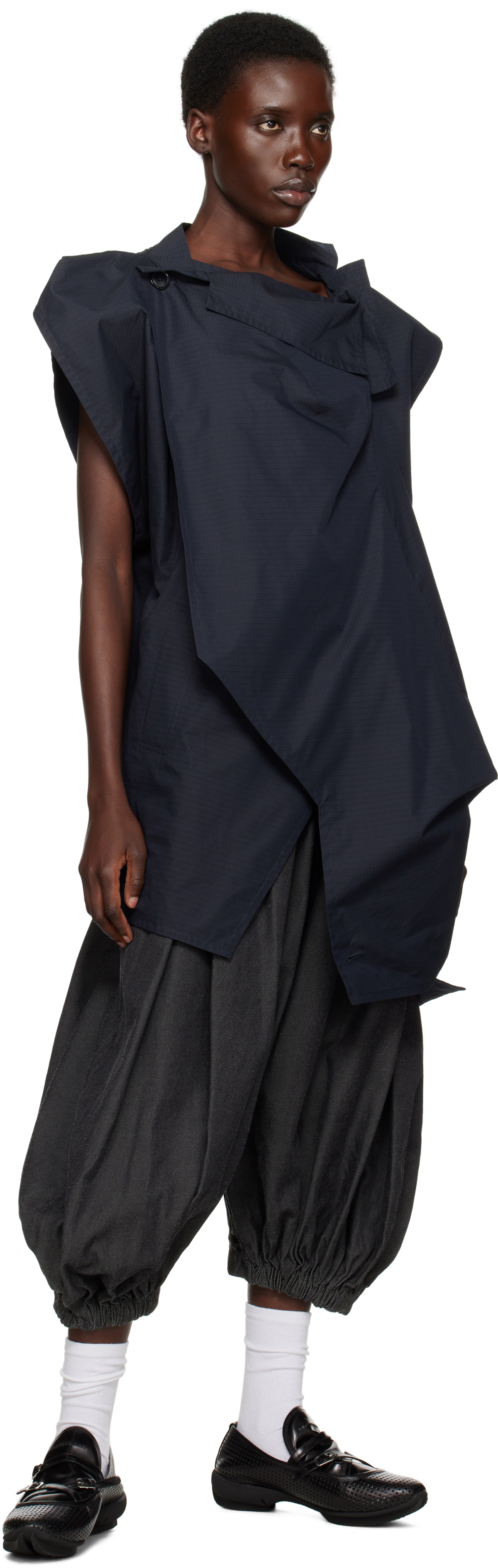 Black Comme des Garçons Black Gabardine Trousers