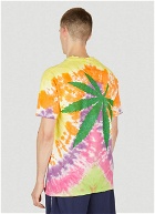 Weed Tie-Dye T-Shirt in Yellow