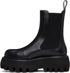 McQueen Black Sofa Chelsea Boots