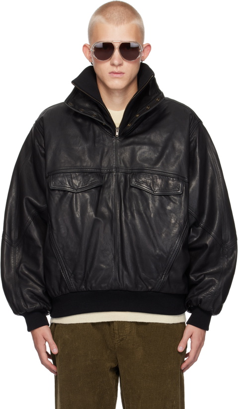 Photo: Isabel Marant Black Cilian Leather Jacket