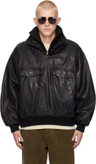 Isabel Marant Black Cilian Leather Jacket