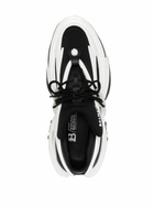 Balmain White Unicorn Leather Sneakers