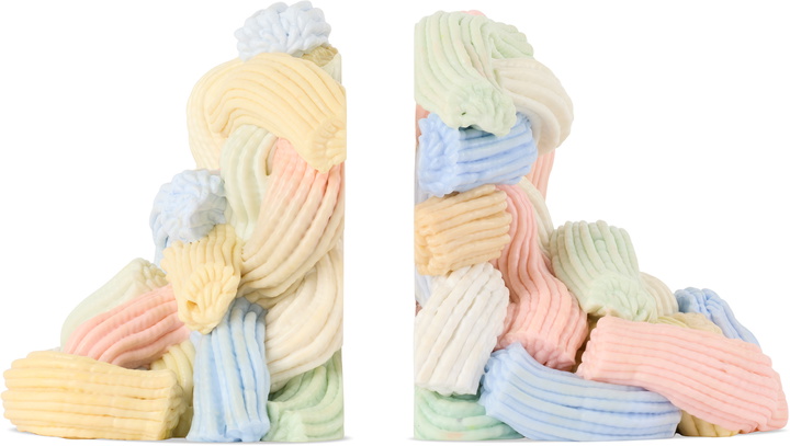 Photo: James Shaw Multicolor Plastic Baroque Bookends