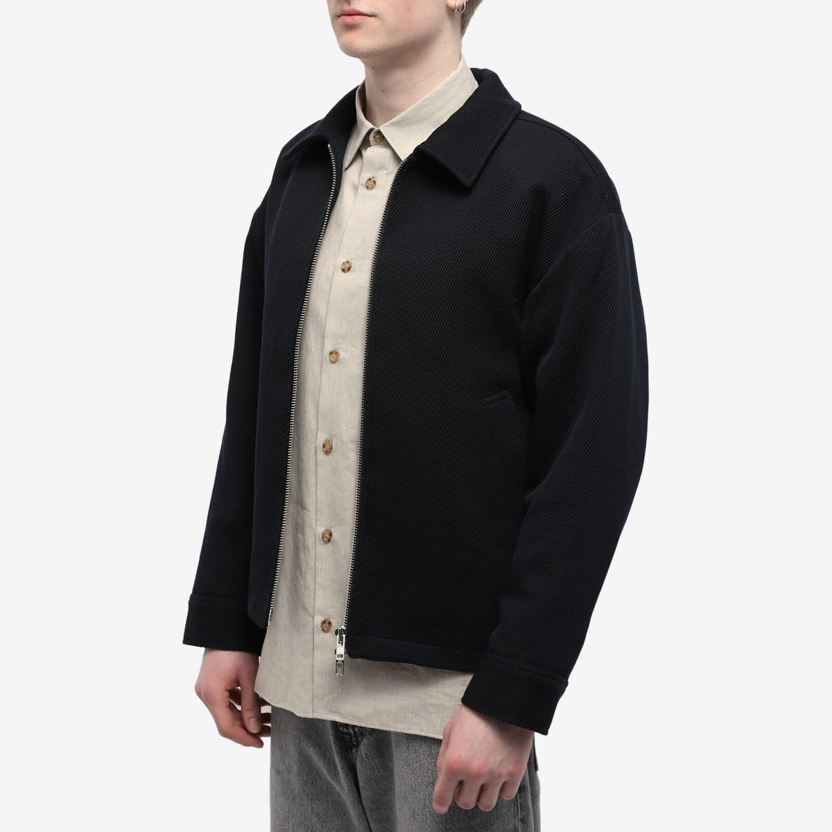 mfpen Men's Mail Jacket in Dark Navy mfpen