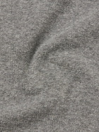 OAS - Logo-Embroidered Cotton-Terry Polo Shirt - Gray