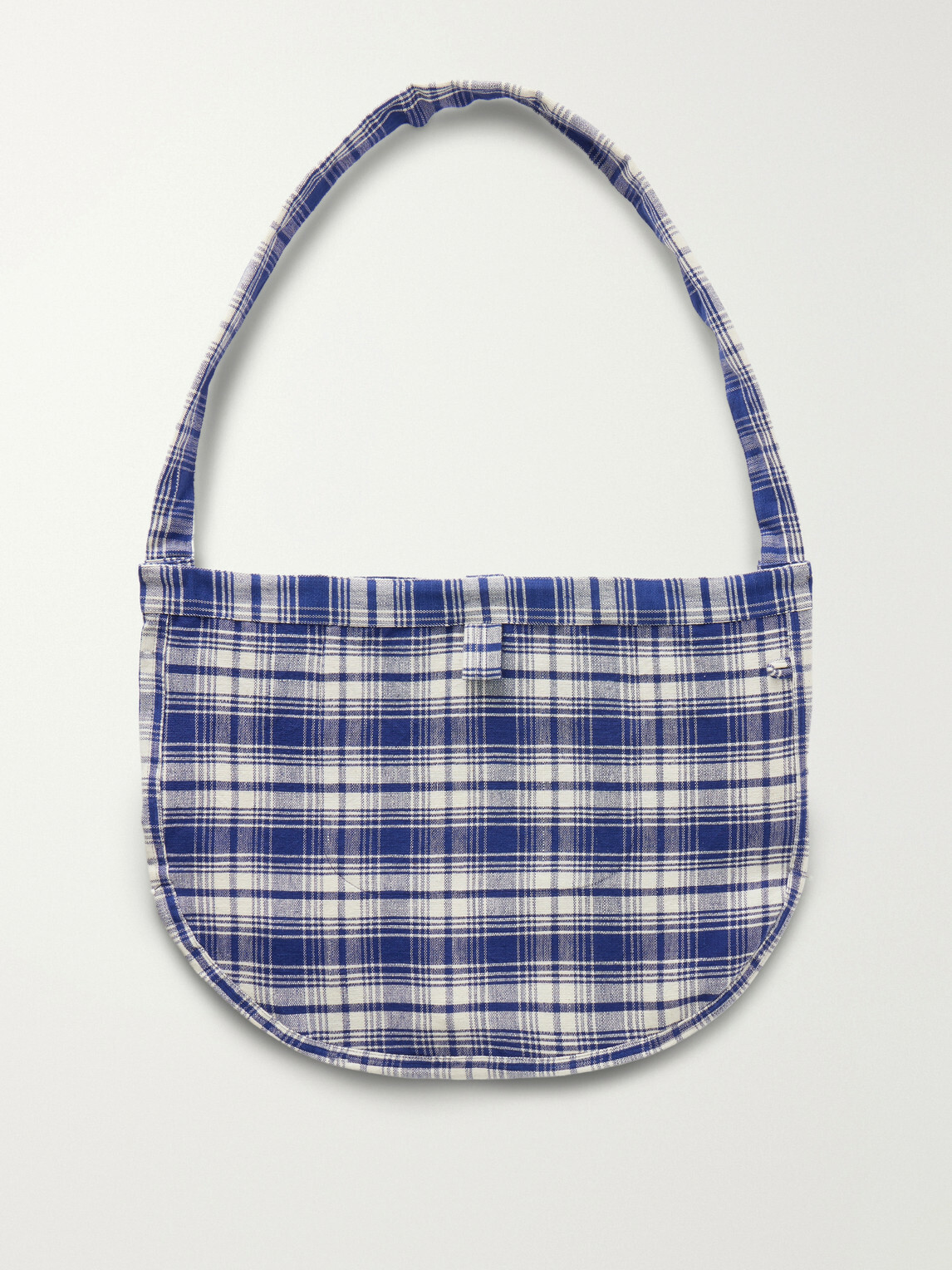 Story mfg. - Big Shop Embellished Checked Cotton Tote