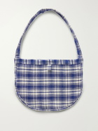 Story mfg. - Big Shop Embellished Checked Cotton Tote