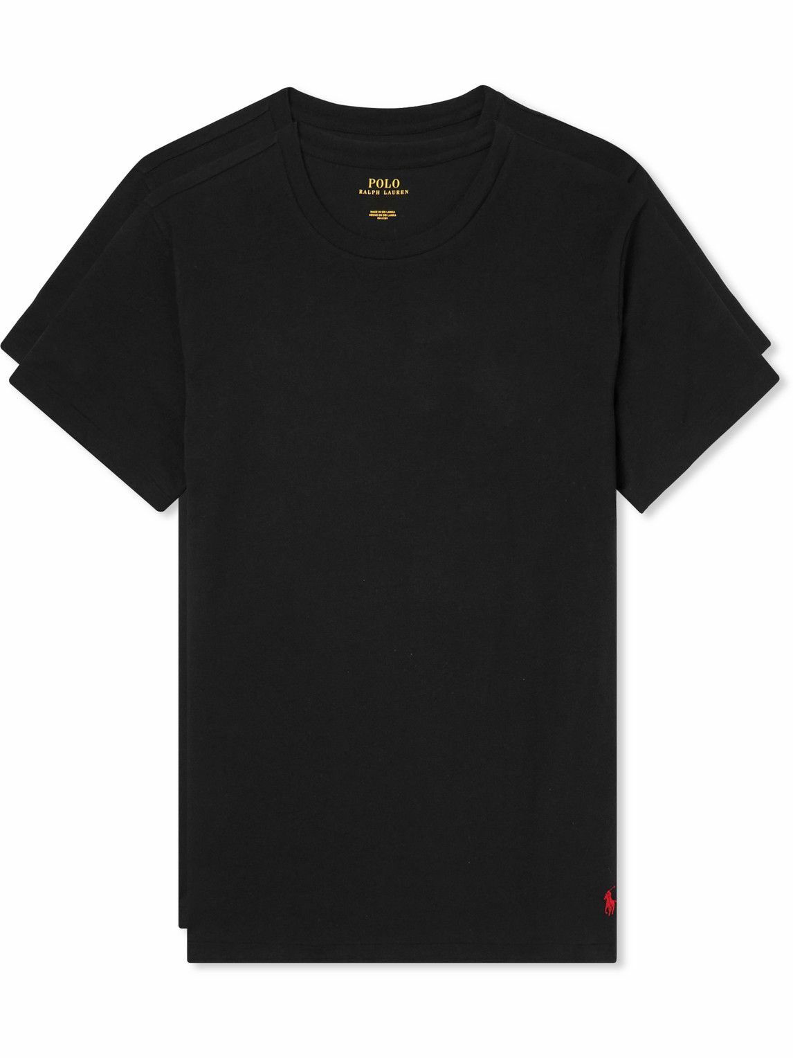 Photo: Polo Ralph Lauren - Two-Pack Stretch-Cotton Jersey T-Shirt - Black