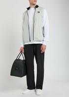 Malbon Performance Logo-print Shell Vest Silver