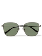Balenciaga - Square-Frame Silver-Tone Sunglasses