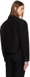 John Elliott Black Ryder Oversized Moleskin Jacket