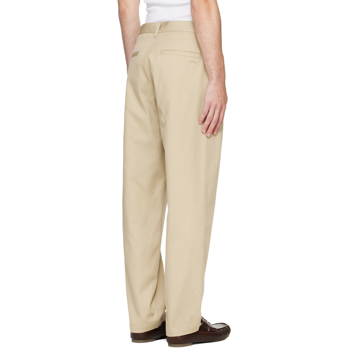 A.P.C. Beige Lawrence Trousers