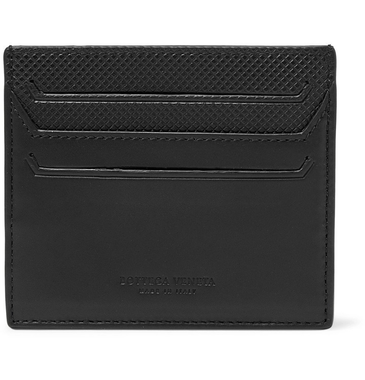 Photo: Bottega Veneta - Debossed Leather Cardholder - Black