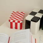 HAY Tin Container - Small in Red/Off-White 