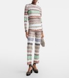Missoni Eva 80 sequined espadrille wedges