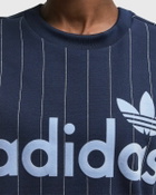 Adidas PINSTRIPE SWEAT Blue Womens Sweatshirt