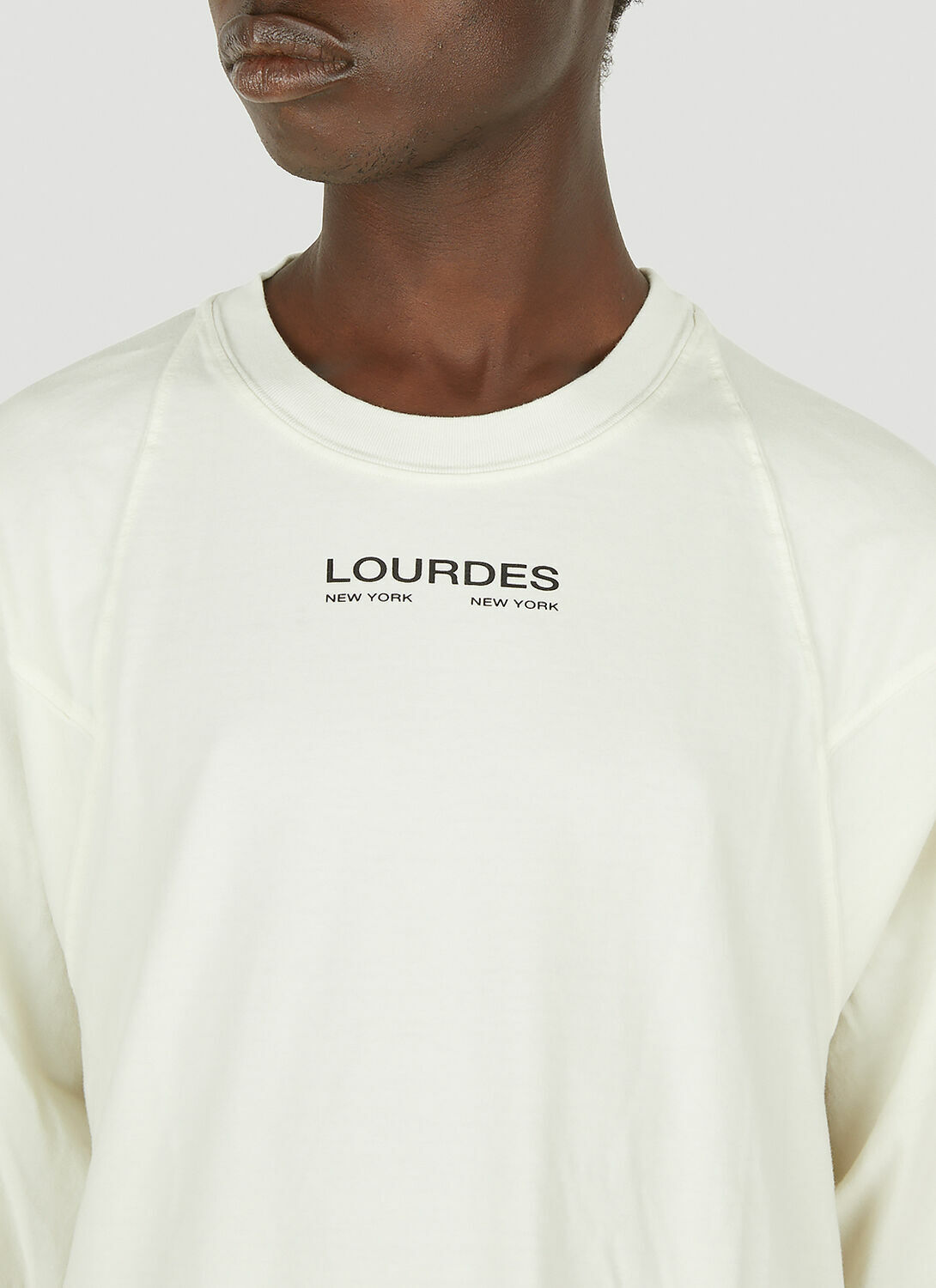 Lourdes Logo Print Graphic T-Shirt