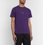 Saturdays NYC - Gotham Logo-Print Cotton-Jersey T-Shirt - Purple