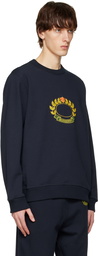 Burberry Navy Crest Sweater