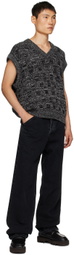 Filippa K Black & White Square Vest