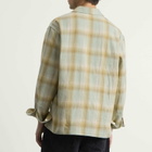 Second/Layer Men's Second Layer Logan Ombre Check Shirt in Checkered Green