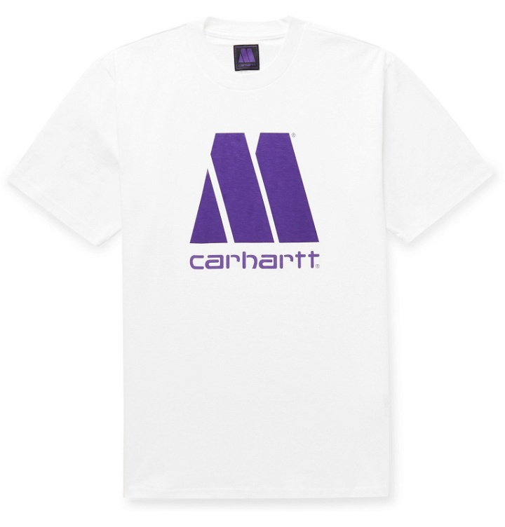 Photo: Carhartt WIP - Motown Records Logo-Print Cotton-Jersey T-Shirt - White