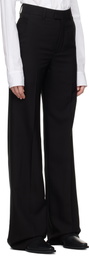 Ann Demeulemeester Black Maaike Flared Leg Comfort Trousers
