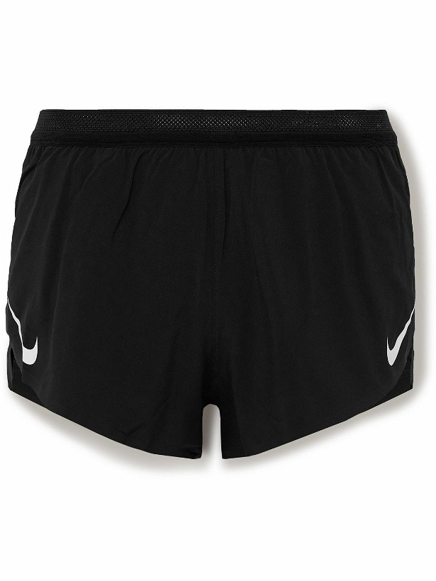 Photo: Nike Running - AeroSwift Straight-Leg Dri-FIT ADV Shorts - Black