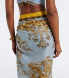 La DoubleJ Printed cotton beach cover-up