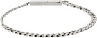 Bottega Veneta Silver Chain Bracelet