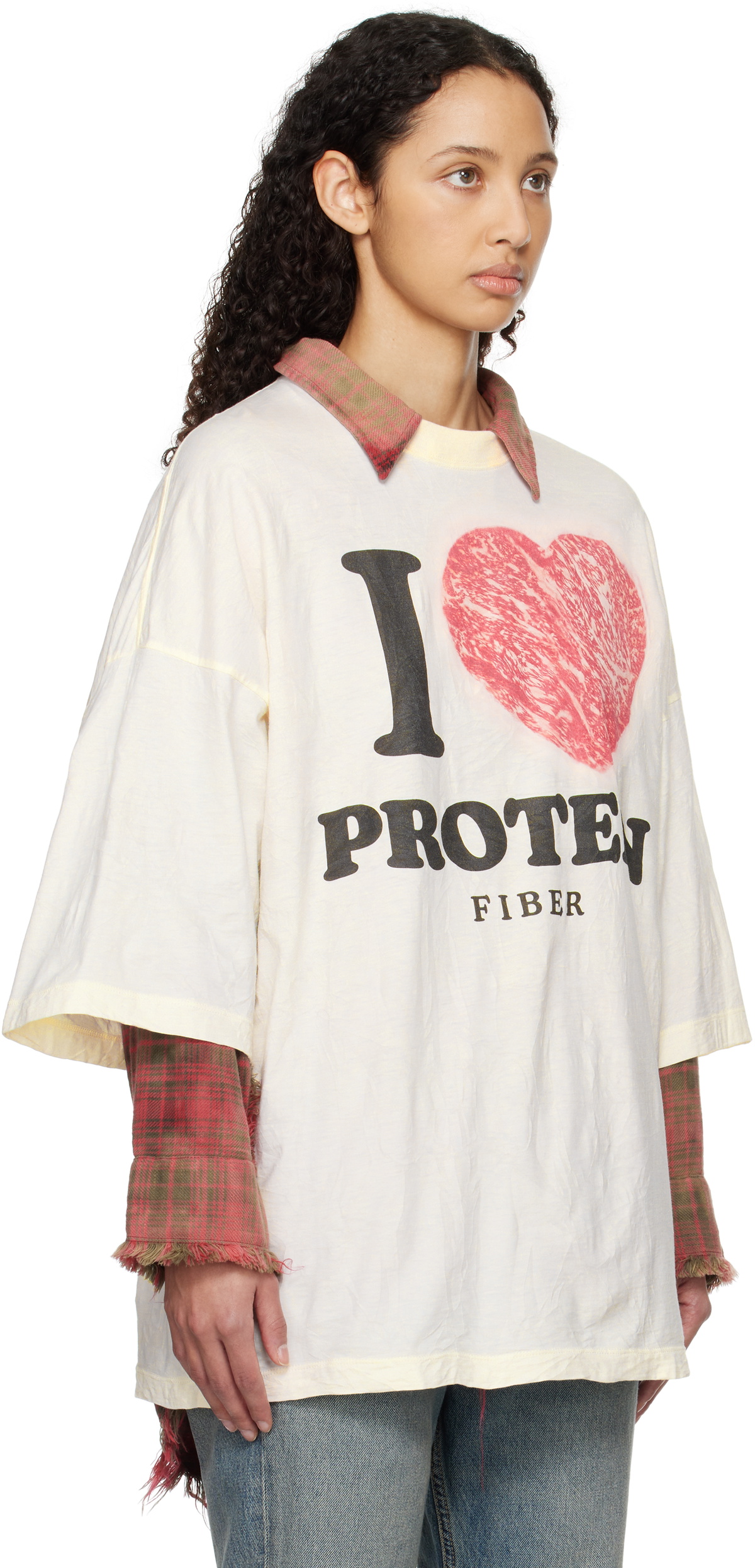 doublet Off-White Steak Compression T-shirt Doublet