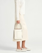 Valextra Borsa Secchiello Piccola Soft Womens Shoulder bag Ivory
