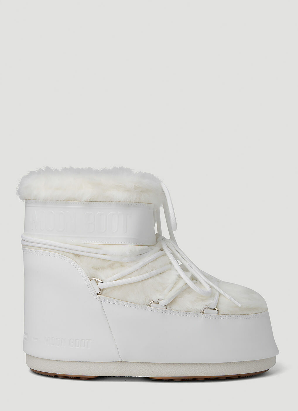 Moon Boot - Icon Faux-Fur Snow Boots - Womens - White