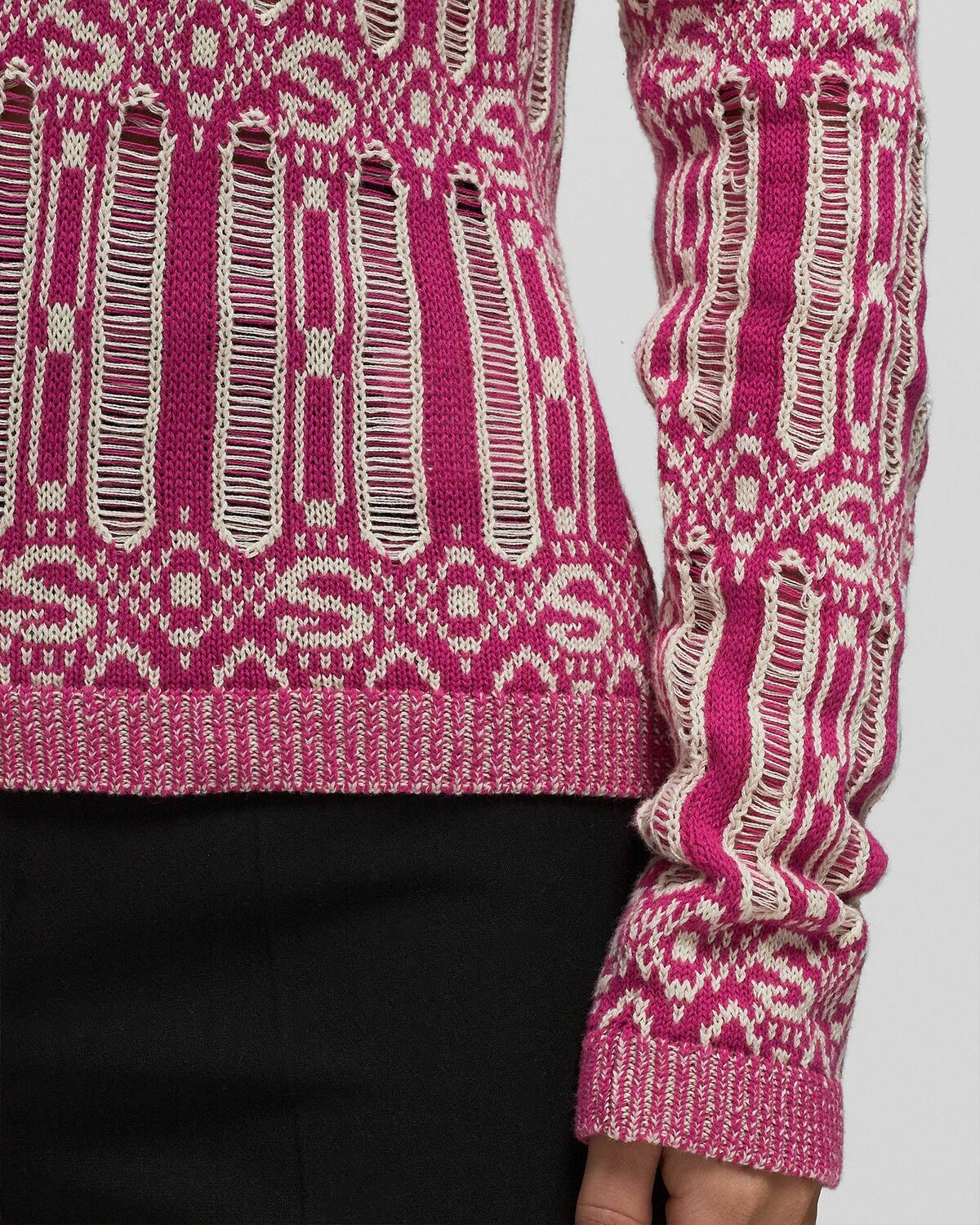 Stine Goya Kiza, 2031 Graphic Knit Pink Pullovers