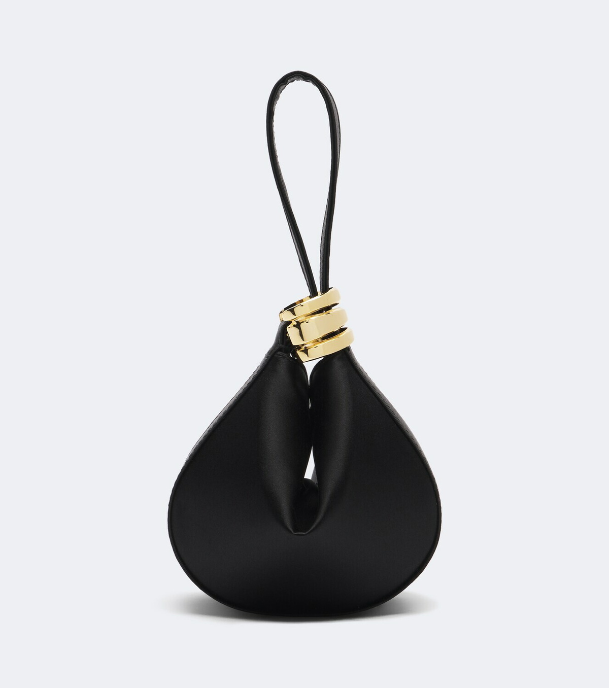 Amanu Zambia satin top-handle bag