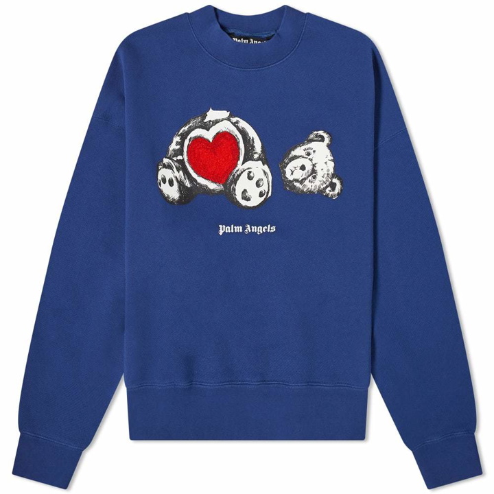 Photo: Palm Angels Bear In Love Crew Sweat