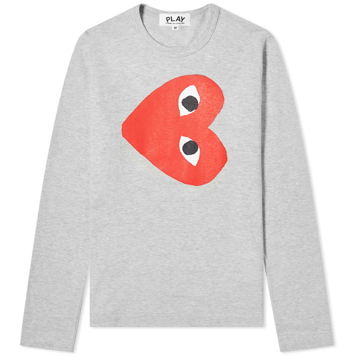 Photo: Comme des Garcons Play Women's Long Sleeve Rotate Heart Tee